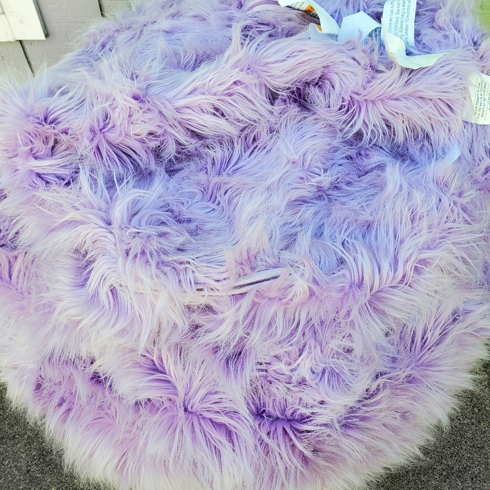 NEW Pottery Barn Teen Himalayan Faux Fur Bean Bag - Picture 3 of 7